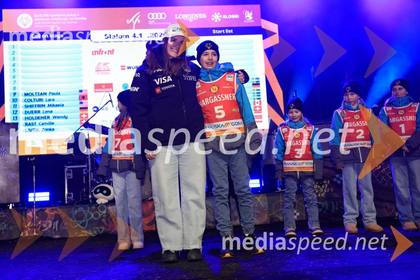 FIS SP v smučanju za ženske Kranjska Gora 2026 podelitev najboljšim v veleslalomu in žreb za slalom