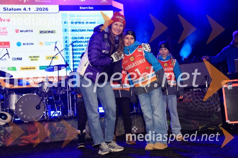 FIS SP v smučanju za ženske Kranjska Gora 2026 podelitev najboljšim v veleslalomu in žreb za slalom