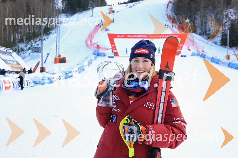  Mikaela Shiffrin, smučarka (ZDA)FIS SP v smučanju za ženske Kranjska Gora 2026 slalom