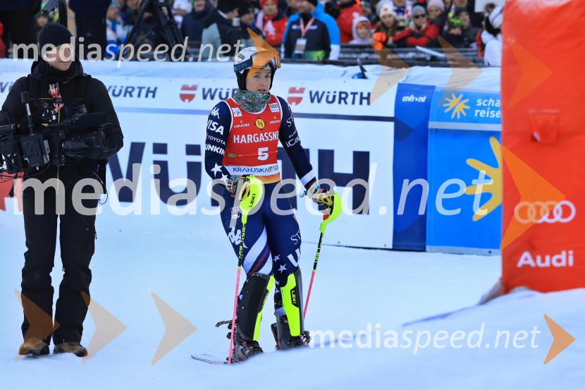  Paula Moltzan, smučarka (Amerika)FIS SP v smučanju za ženske Kranjska Gora 2026 slalom