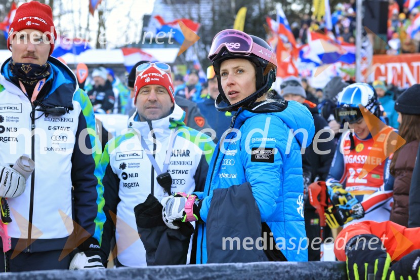  Štefan Hadalin, nekdanji alpski smučar;  Rene  Mlekuž, nekdanji smučar, organizator Grubinega memoriala;  Ana Bucik Jogan, smučarkaFIS SP v smučanju za ženske Kranjska Gora 2026 slalom