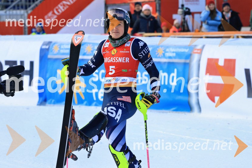  Paula Moltzan, smučarka (Amerika)FIS SP v smučanju za ženske Kranjska Gora 2026 slalom