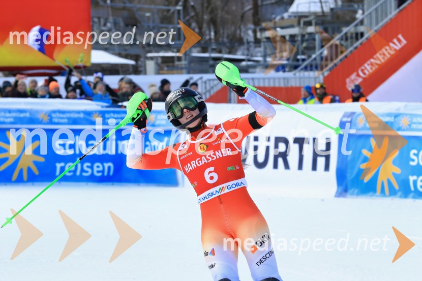  Camille Rast, smučarka (Švica)FIS SP v smučanju za ženske Kranjska Gora 2026 slalom