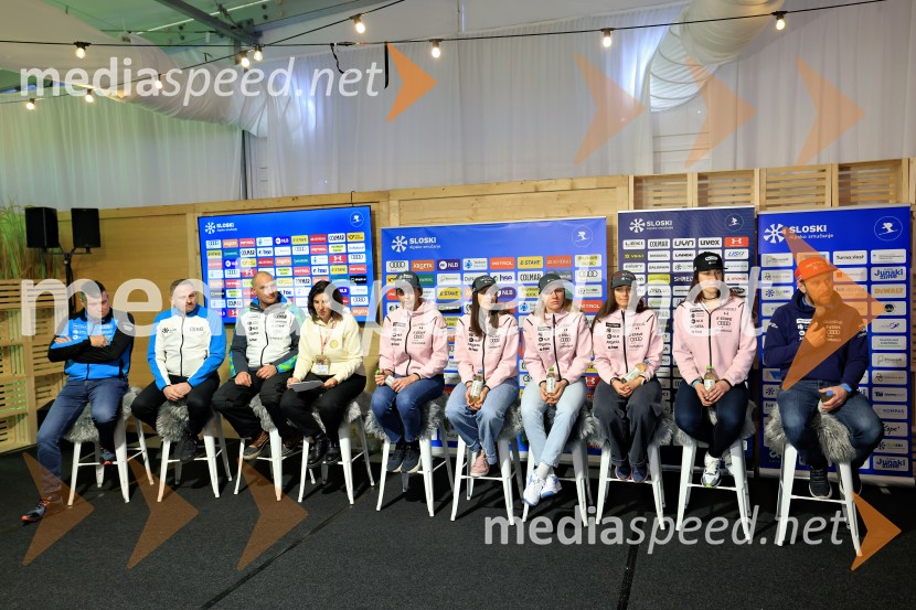 FIS SP v smučanju za ženske Kranjska Gora 2026 - Novinarska konferenca pred tekmo