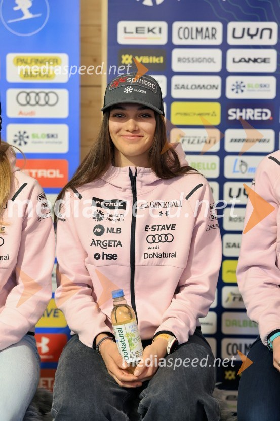  Caterina Sinigoi, smučarkaFIS SP v smučanju za ženske Kranjska Gora 2026 - Novinarska konferenca pred tekmo