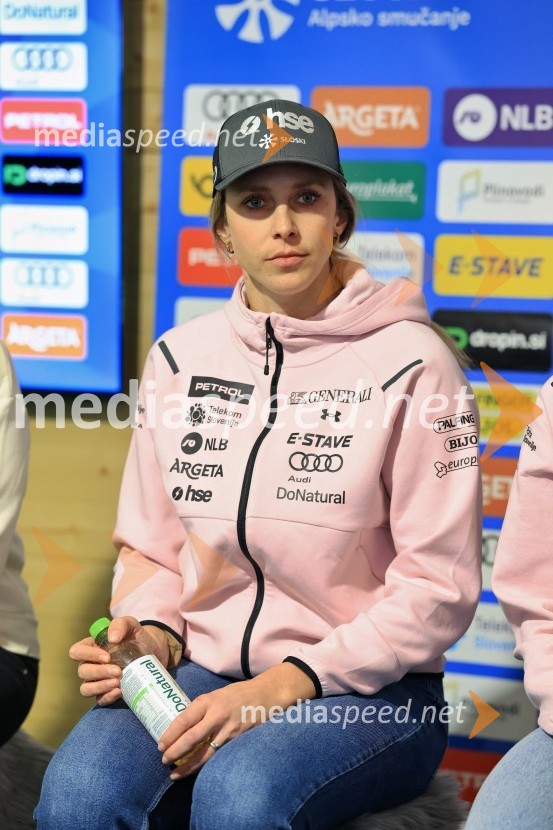  Ana Bucik Jogan, smučarkaFIS SP v smučanju za ženske Kranjska Gora 2026 - Novinarska konferenca pred tekmo
