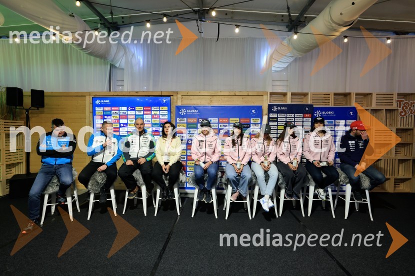 FIS SP v smučanju za ženske Kranjska Gora 2026 - Novinarska konferenca pred tekmo