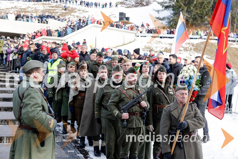 84. Obletnica Dražgoške bitke, spominska slovesnost
