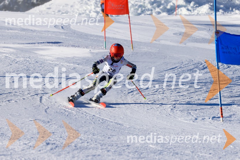 Prva tekma v smučanju Vzhodna regija U10-U12 Veleslalom 2026