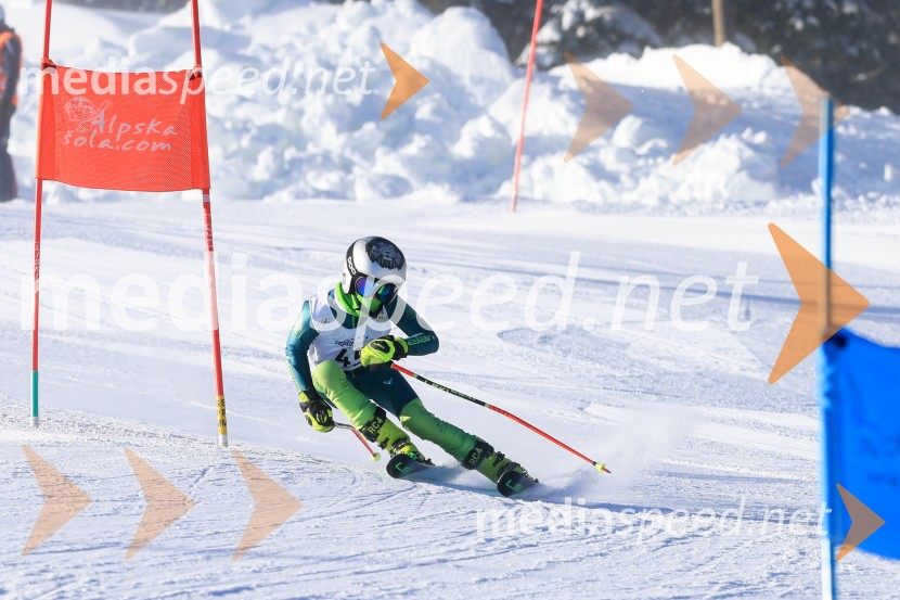 Prva tekma v smučanju Vzhodna regija U10-U12 Veleslalom 2026