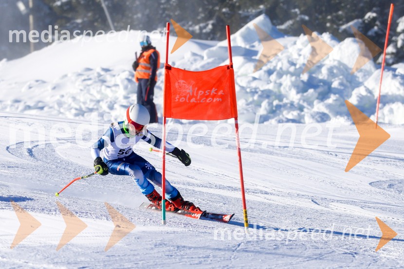 Prva tekma v smučanju Vzhodna regija U10-U12 Veleslalom 2026