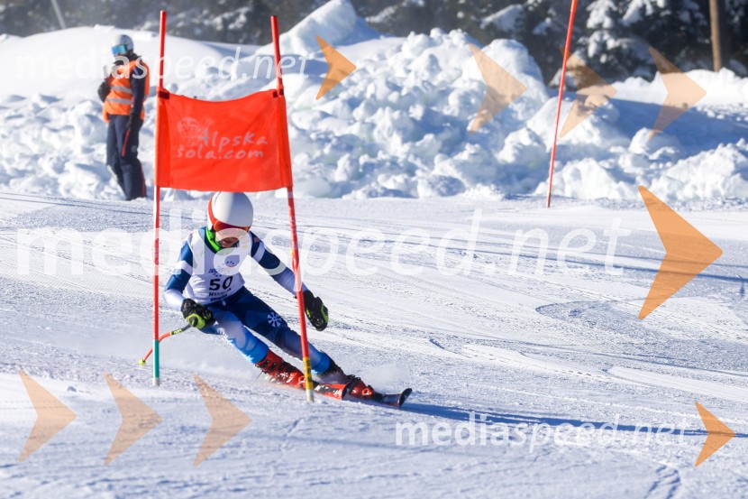 Prva tekma v smučanju Vzhodna regija U10-U12 Veleslalom 2026