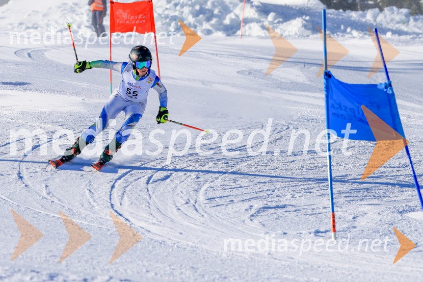 Prva tekma v smučanju Vzhodna regija U10-U12 Veleslalom 2026
