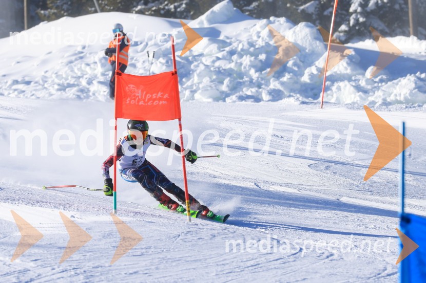 Prva tekma v smučanju Vzhodna regija U10-U12 Veleslalom 2026