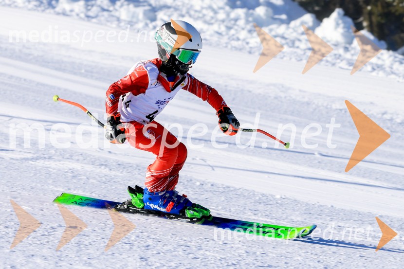 Prva tekma v smučanju Vzhodna regija U10-U12 Veleslalom 2026