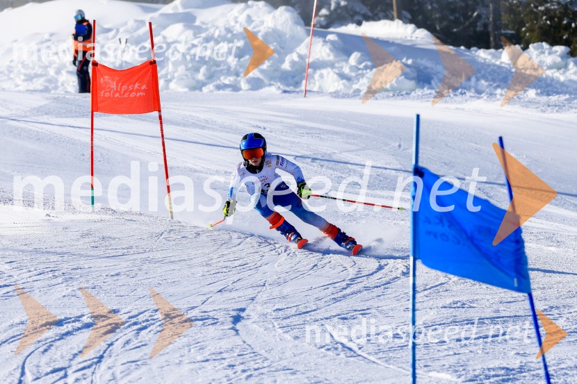 Prva tekma v smučanju Vzhodna regija U10-U12 Veleslalom 2026