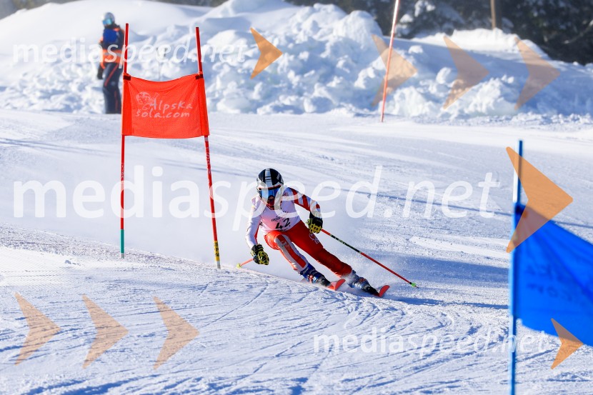 Prva tekma v smučanju Vzhodna regija U10-U12 Veleslalom 2026
