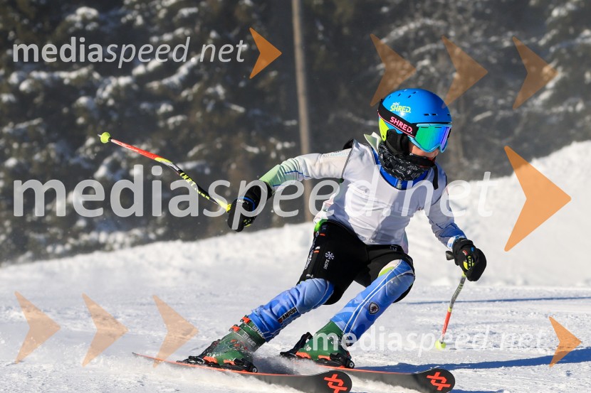 Prva tekma v smučanju Vzhodna regija U10-U12 Veleslalom 2026