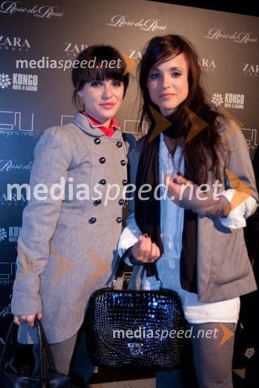 	Špela Klara in Polona Zoja Jambrek, novinarkiNina Šušnjara, modna revija