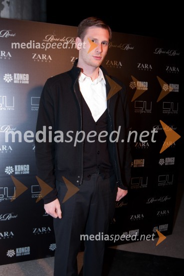 Matevž Faganel, modni oblikovalecNina Šušnjara, modna revija