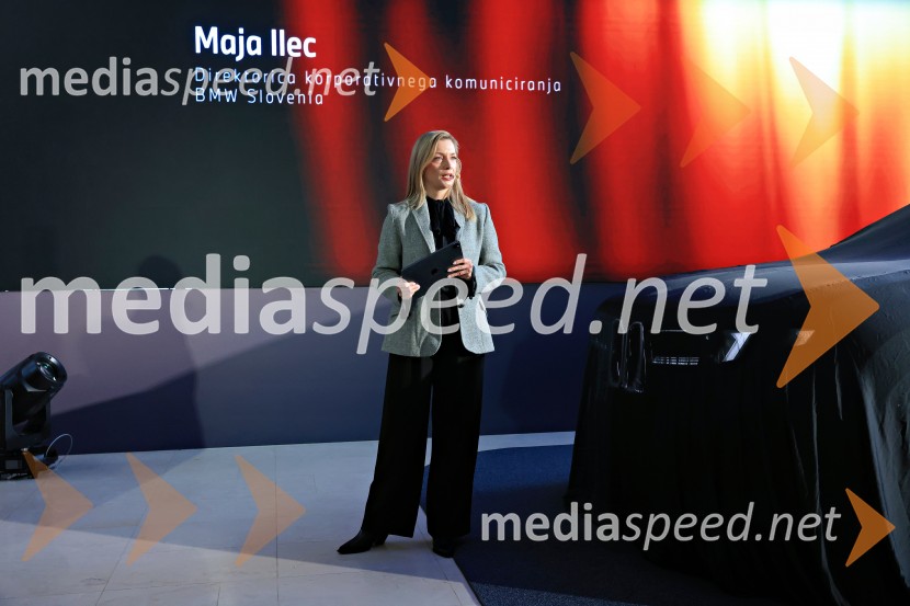  Maja  Ilec, direktorica korporativnega komuniciranja BMW Group SlovenijaNovi BMW iX3 in BMW Sipaboard, slovenska predstavitev