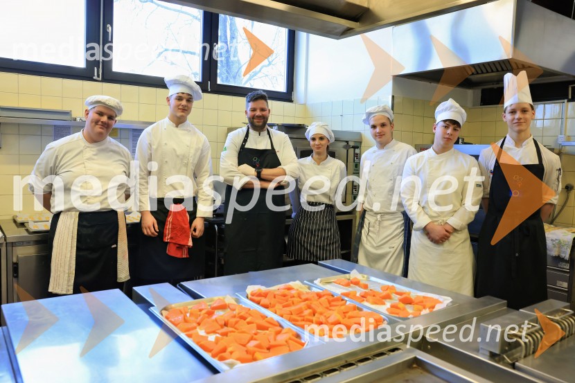 Michelinov chef Luka Košir navdušil, Srednja šola za gostinstvo in turizem