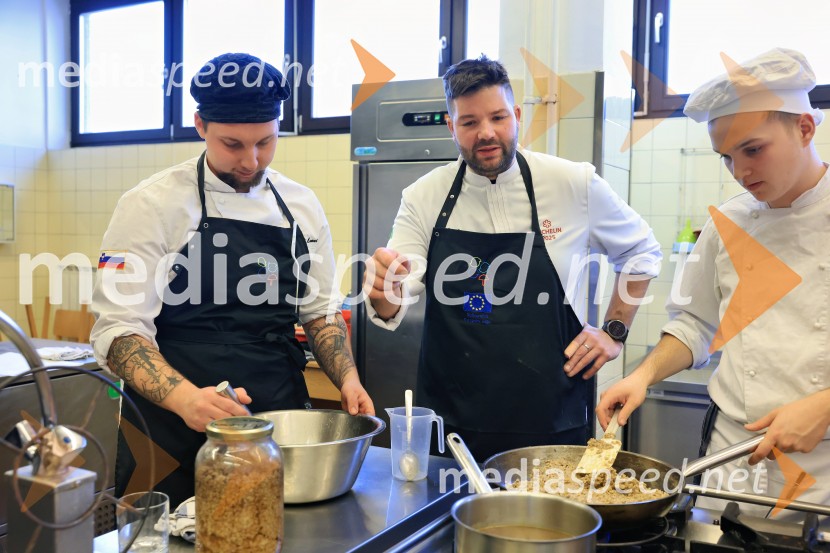 Michelinov chef Luka Košir navdušil, Srednja šola za gostinstvo in turizem