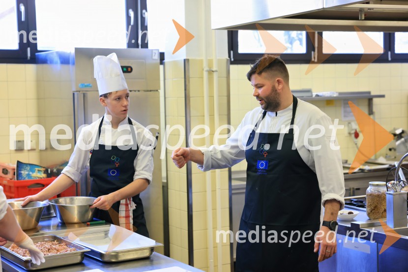 Michelinov chef Luka Košir navdušil, Srednja šola za gostinstvo in turizem