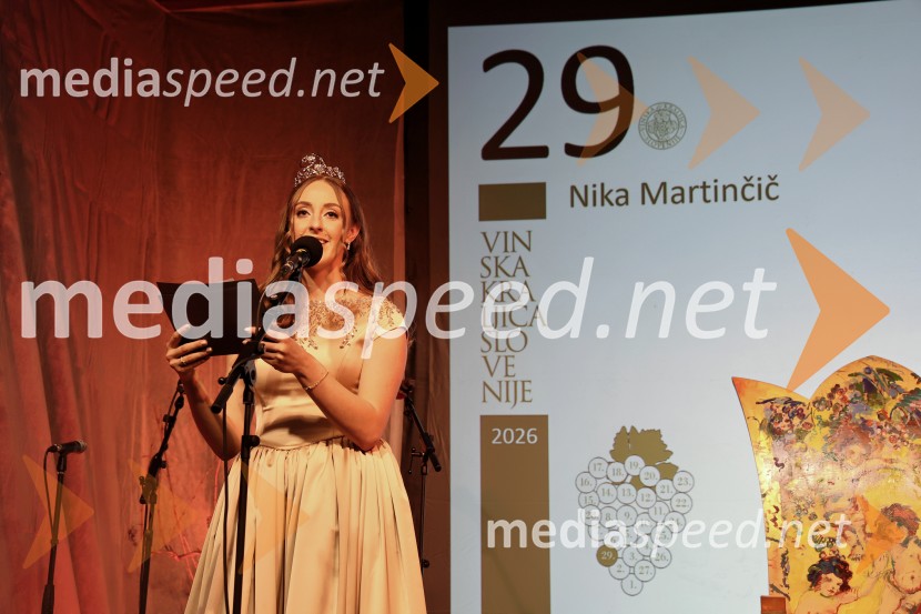 29. Vinska kraljica Slovenije 2026 je Nika Martinčič