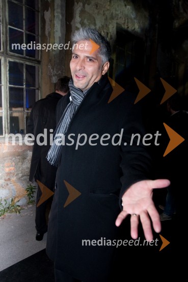 Sebastijan Cavazza, igralecNina Šušnjara, modna revija