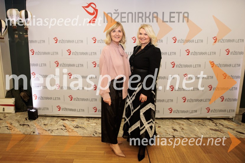  Medeja Lončar, direktorica Siemens Slovenija ter pobudnica izbora Inženirka leta;   Igor Papič, minister za izobraževanje, znanost in športEva Pirc je inženirka leta 2025, slavnostna razglasitev