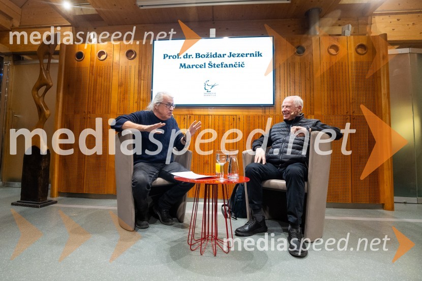 Iskrivo v živo: pogovr z prof. dr. Božidar Jezernik in Marcel Štefančič