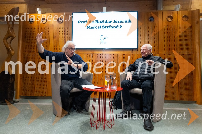 Iskrivo v živo: pogovr z prof. dr. Božidar Jezernik in Marcel Štefančič