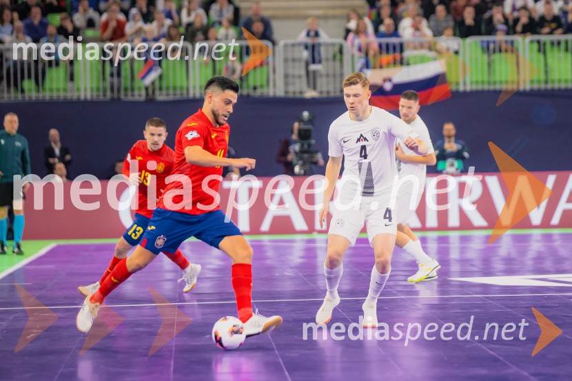 Futsal EURO 2026, Slovenija - Španija, spektakel futsala