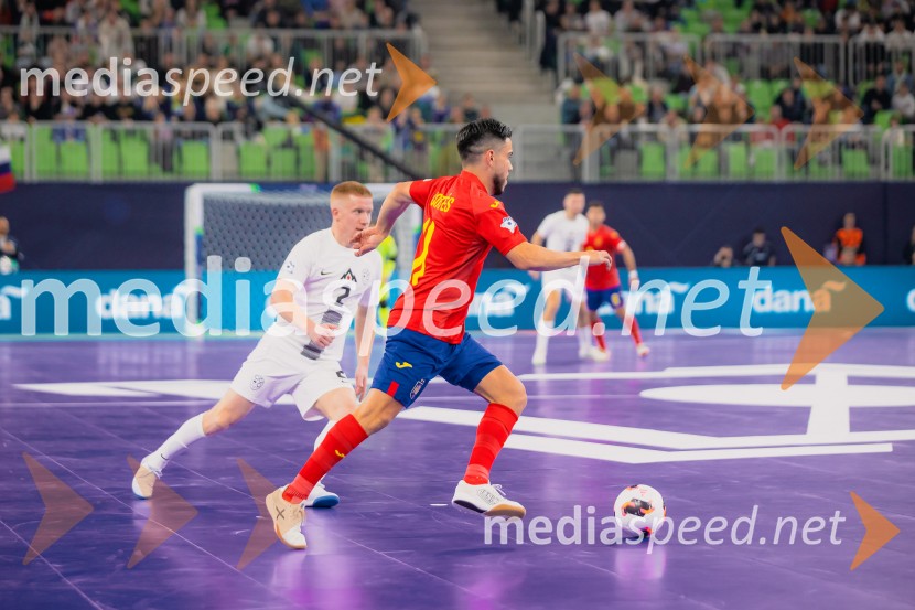 Futsal EURO 2026, Slovenija - Španija, spektakel futsala