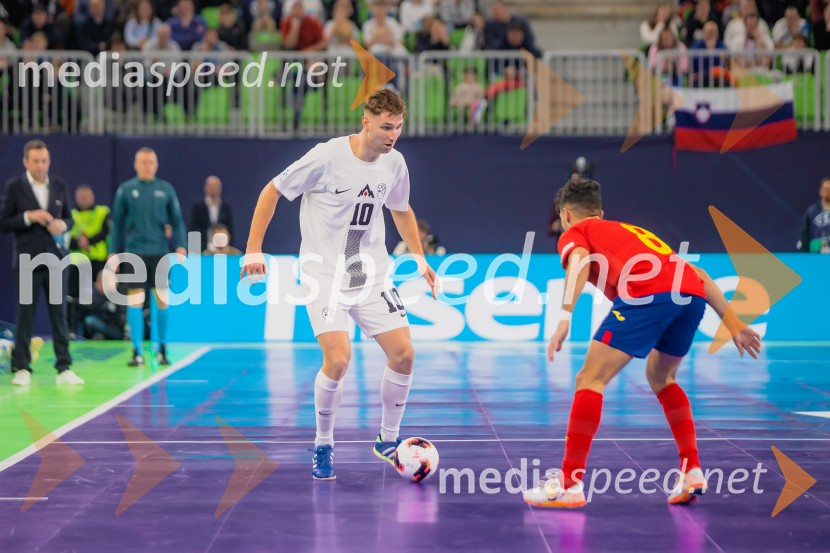 Futsal EURO 2026, Slovenija - Španija, spektakel futsala