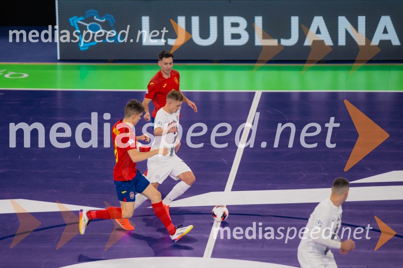 Futsal EURO 2026, Slovenija - Španija, spektakel futsala