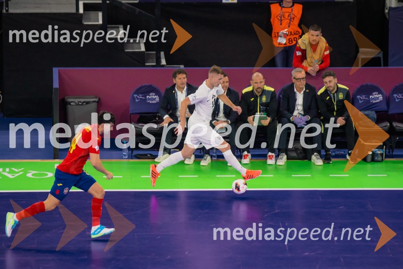 Futsal EURO 2026, Slovenija - Španija, spektakel futsala
