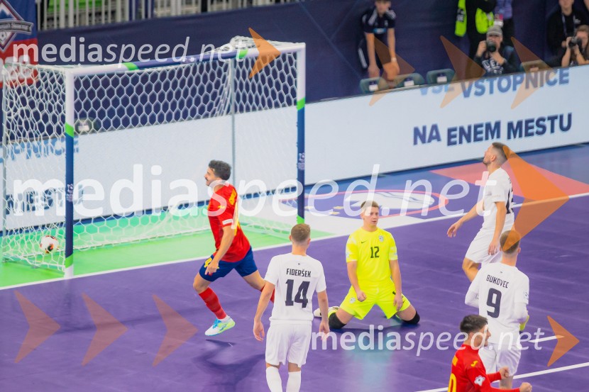 Futsal EURO 2026, Slovenija - Španija, spektakel futsala