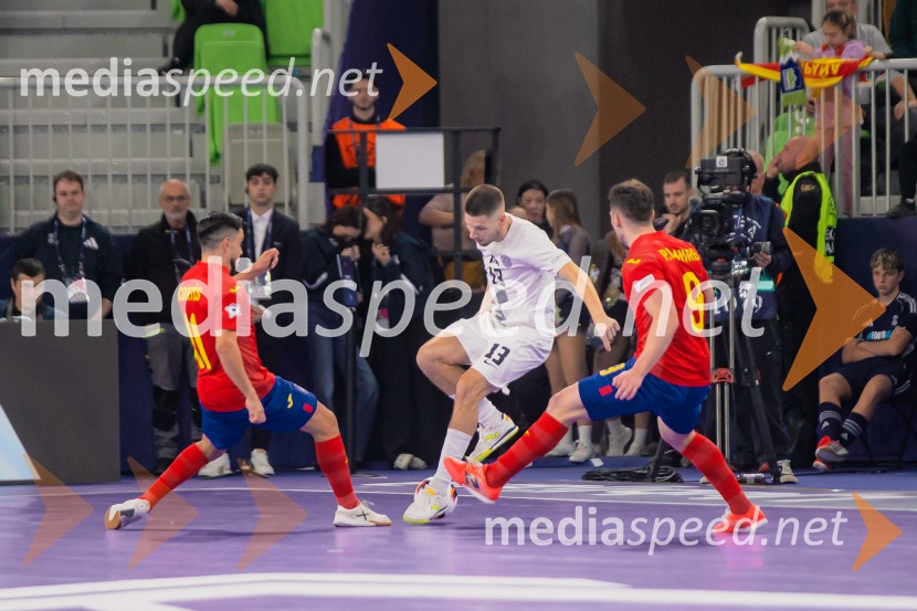 Futsal EURO 2026, Slovenija - Španija, spektakel futsala