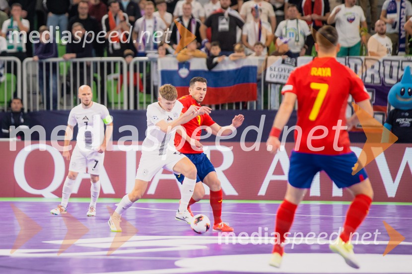 Futsal EURO 2026, Slovenija - Španija, spektakel futsala