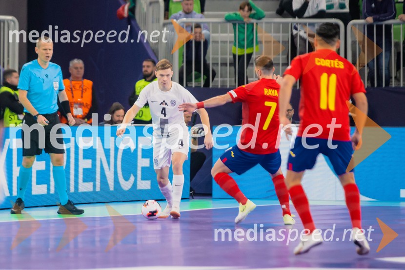 Futsal EURO 2026, Slovenija - Španija, spektakel futsala