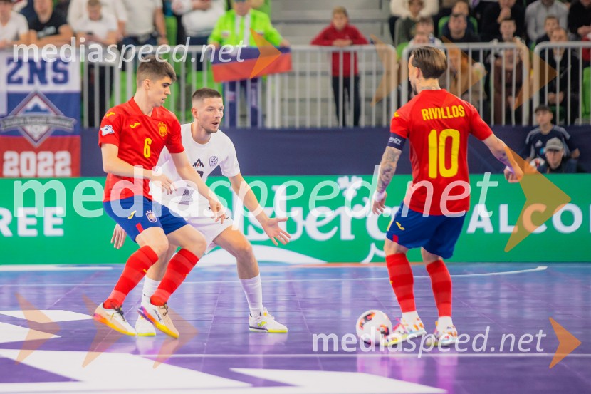 Futsal EURO 2026, Slovenija - Španija, spektakel futsala