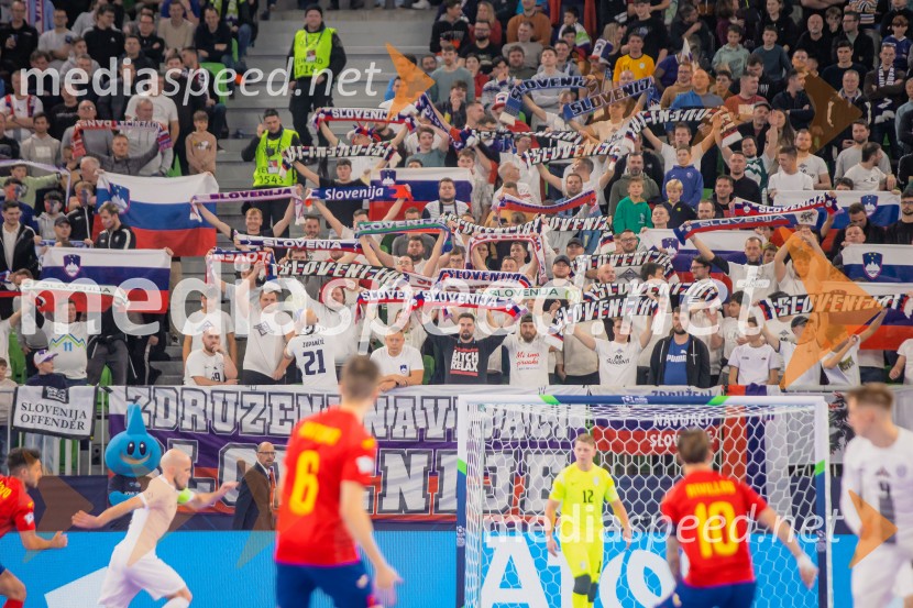 Futsal EURO 2026, Slovenija - Španija, spektakel futsala