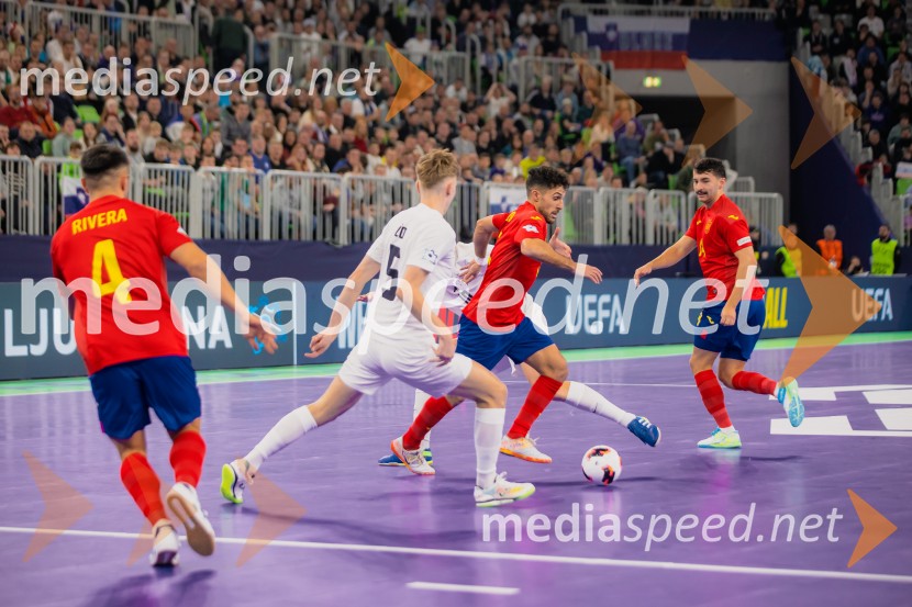 Futsal EURO 2026, Slovenija - Španija, spektakel futsala