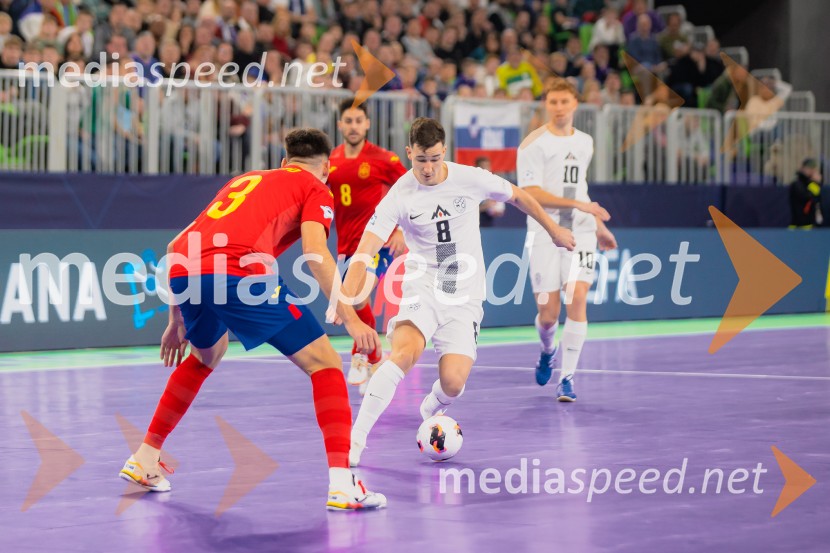 Futsal EURO 2026, Slovenija - Španija, spektakel futsala