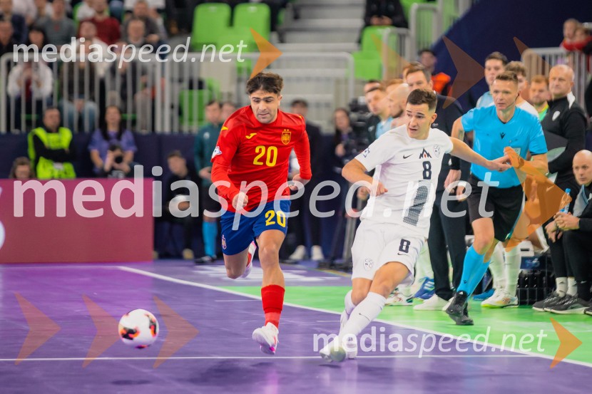 Futsal EURO 2026, Slovenija - Španija, spektakel futsala