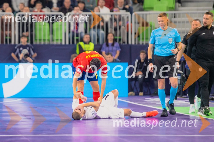 Futsal EURO 2026, Slovenija - Španija, spektakel futsala