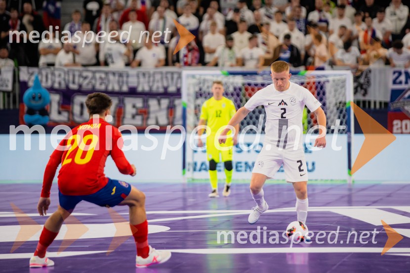 Futsal EURO 2026, Slovenija - Španija, spektakel futsala