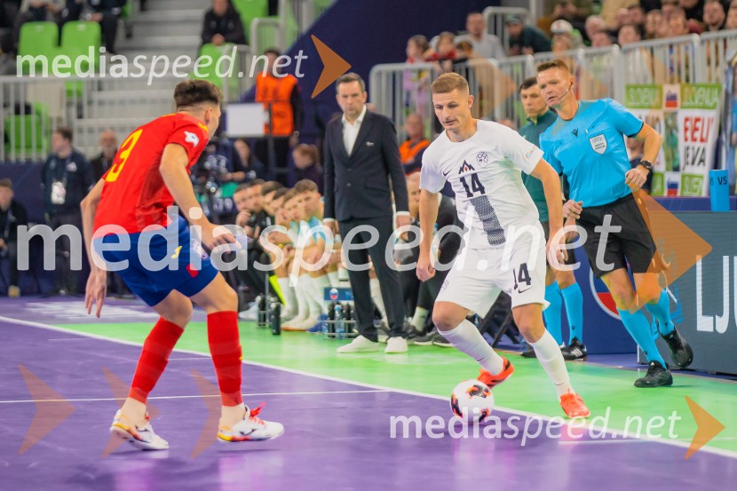 Futsal EURO 2026, Slovenija - Španija, spektakel futsala
